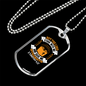 But The Lord 2 Timothy 4:17 Necklace Stainless Steel or 18k Gold Dog Tag 24" Chain-Express Your Love Gifts