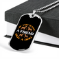 Buy a Dog Necklace Stainless Steel or 18k Gold Dog Tag 24" Chain-Express Your Love Gifts