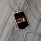 Buy a Dog Red Necklace Stainless Steel or 18k Gold Dog Tag 24" Chain-Express Your Love Gifts