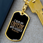 Caffeine #Momlife Keychain Stainless Steel or 18k Gold Dog Tag Keyring-Express Your Love Gifts