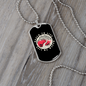 Calavera Mexican Sugar Death to Life Necklace Stainless Steel or 18k Gold Dog Tag 24" Chain-Express Your Love Gifts