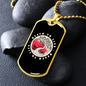 Calavera Mexican Sugar Death to Life Necklace Stainless Steel or 18k Gold Dog Tag 24" Chain-Express Your Love Gifts