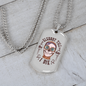 Calavera Mexican Sugar Elegant Till I Die Sugar Skull Necklace Stainless Steel or 18k Gold Dog Tag 24" Chain-Express Your Love Gifts