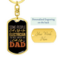 Call Me An Electrician Swivel Keychain Dog Tag Stainless Steel or 18k Gold-Express Your Love Gifts