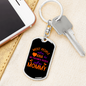 Call Me Ana Mom Keychain Stainless Steel or 18k Gold Dog Tag Keyring-Express Your Love Gifts