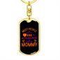 Call Me Ana Mom Keychain Stainless Steel or 18k Gold Dog Tag Keyring-Express Your Love Gifts