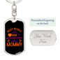 Call Me Ana Mom Keychain Stainless Steel or 18k Gold Dog Tag Keyring-Express Your Love Gifts