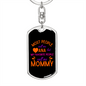 Call Me Ana Mom Keychain Stainless Steel or 18k Gold Dog Tag Keyring-Express Your Love Gifts