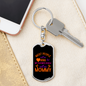 Call Me Ana Mom Keychain Stainless Steel or 18k Gold Dog Tag Keyring-Express Your Love Gifts