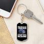 Call Me Daddy Swivel Trucker Keychain Dog Tag Stainless Steel or 18k Gold-Express Your Love Gifts