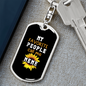 Call Me Meme Mom Keychain Stainless Steel or 18k Gold Dog Tag Keyring-Express Your Love Gifts