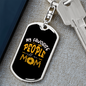 Call Me Mom Sunflower Keychain Stainless Steel or 18k Gold Dog Tag Keyring-Express Your Love Gifts