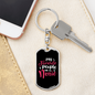 Call me Nonie Mom Keychain Stainless Steel or 18k Gold Dog Tag Keyring-Express Your Love Gifts
