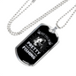 Call Me Pretty And Take Me Fishing Necklace Stainless Steel or 18k Gold Dog Tag 24" Chain-Express Your Love Gifts