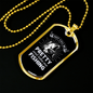 Call Me Pretty And Take Me Fishing Necklace Stainless Steel or 18k Gold Dog Tag 24" Chain-Express Your Love Gifts
