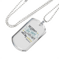 Call Them All By Name Psalm 147:4 Necklace Stainless Steel or 18k Gold Dog Tag 24" Chain-Express Your Love Gifts