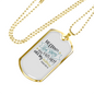 Call Them All By Name Psalm 147:4 Necklace Stainless Steel or 18k Gold Dog Tag 24" Chain-Express Your Love Gifts