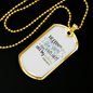 Call Them All By Name Psalm 147:4 Necklace Stainless Steel or 18k Gold Dog Tag 24" Chain-Express Your Love Gifts