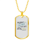 Call Them All By Name Psalm 147:4 Necklace Stainless Steel or 18k Gold Dog Tag 24" Chain-Express Your Love Gifts