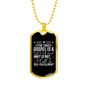 Call To Self Denial Necklace Stainless Steel or 18k Gold Dog Tag 24" Chain-Express Your Love Gifts