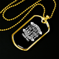Called To The Lord Psalm 120:1 Necklace Stainless Steel or 18k Gold Dog Tag 24-Express Your Love Gifts