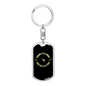 Calling All Hunters Hunter'S Keychain Gift Stainless Steel or 18k Gold Dog Tag Keyring-Express Your Love Gifts