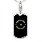 Calling All Hunters Hunter'S Keychain Gift Stainless Steel or 18k Gold Dog Tag Keyring-Express Your Love Gifts