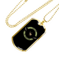 Calling All Hunters Hunting Necklace Stainless Steel or 18k Gold Dog Tag 24"-Express Your Love Gifts