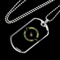 Calling All Hunters Hunting Necklace Stainless Steel or 18k Gold Dog Tag 24"-Express Your Love Gifts
