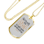 Calls Them By Name Psalm 147:4 Necklace Stainless Steel or 18k Gold Dog Tag 24" Chain-Express Your Love Gifts