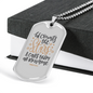 Calls Them By Name Psalm 147:4 Necklace Stainless Steel or 18k Gold Dog Tag 24" Chain-Express Your Love Gifts