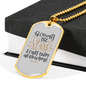 Calls Them By Name Psalm 147:4 Necklace Stainless Steel or 18k Gold Dog Tag 24" Chain-Express Your Love Gifts