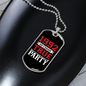 Camper Necklace 1992 Outdoor true Party Necklace Stainless Steel or 18k Gold Dog Tag 24" Chain-Express Your Love Gifts