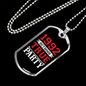 Camper Necklace 1992 Outdoor true Party Necklace Stainless Steel or 18k Gold Dog Tag 24" Chain-Express Your Love Gifts