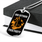Camper Necklace 1992 Outdoor True Party Yellow Necklace Stainless Steel or 18k Gold Dog Tag 24" Chain-Express Your Love Gifts