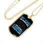 Camper Necklace 2 Seasons Camping Necklace Stainless Steel or 18k Gold Dog Tag 24" Chain-Express Your Love Gifts