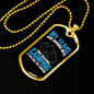 Camper Necklace 2 Seasons Camping Necklace Stainless Steel or 18k Gold Dog Tag 24" Chain-Express Your Love Gifts