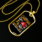 Camper Necklace A Camping Life Necklace Stainless Steel or 18k Gold Dog Tag 24" Chain-Express Your Love Gifts