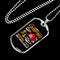 Camper Necklace A Camping Life Necklace Stainless Steel or 18k Gold Dog Tag 24" Chain-Express Your Love Gifts