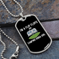 Camper Necklace A Flip Flops Necklace Stainless Steel or 18k Gold Dog Tag 24" Chain-Express Your Love Gifts