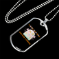 Camper Necklace A Girl Her Dog Necklace Stainless Steel or 18k Gold Dog Tag 24" Chain-Express Your Love Gifts