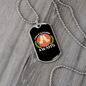 Camper Necklace Adventure Awaits Cheers! Necklace Stainless Steel or 18k Gold Dog Tag 24" Chain-Express Your Love Gifts