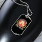Camper Necklace Adventure Awaits Cheers! Necklace Stainless Steel or 18k Gold Dog Tag 24" Chain-Express Your Love Gifts