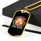 Camper Necklace Adventure Awaits Cheers! Necklace Stainless Steel or 18k Gold Dog Tag 24" Chain-Express Your Love Gifts