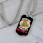 Camper Necklace Adventure Awaits Go Find It Backpack Necklace Stainless Steel or 18k Gold Dog Tag 24" Chain-Express Your Love Gifts
