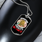 Camper Necklace Adventure Awaits Go Find It Backpack Necklace Stainless Steel or 18k Gold Dog Tag 24" Chain-Express Your Love Gifts