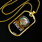 Camper Necklace Adventure Awaits Go Find It Necklace Stainless Steel or 18k Gold Dog Tag 24" Chain-Express Your Love Gifts