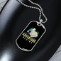 Camper Necklace Adventure Begins Tent Necklace Stainless Steel or 18k Gold Dog Tag 24" Chain-Express Your Love Gifts
