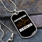 Camper Necklace Adventure Begins White Necklace Stainless Steel or 18k Gold Dog Tag 24" Chain-Express Your Love Gifts