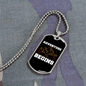 Camper Necklace Adventure Begins White Necklace Stainless Steel or 18k Gold Dog Tag 24" Chain-Express Your Love Gifts